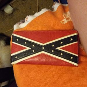 It's a rebal flag wallet it's brand new